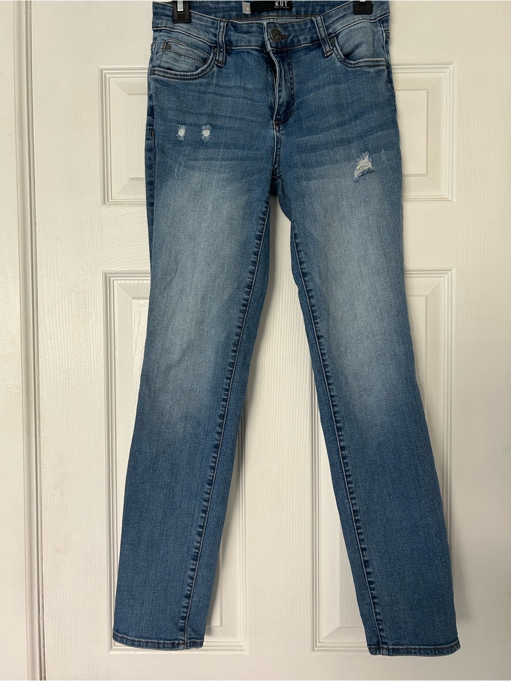 Kut From The Kloth Catherine Boyfriend Distressed Jeans Size 0